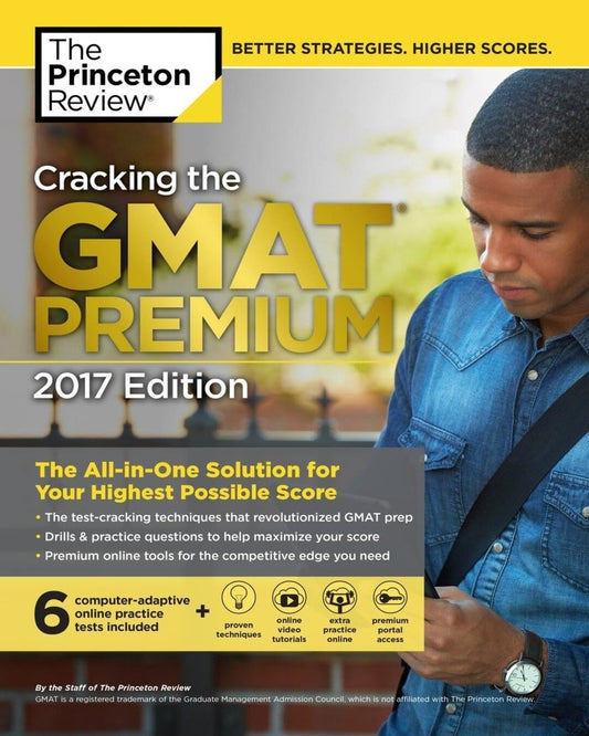 Cracking the GMAT Premium Edition with 6 Computer-Adaptive Practice Tests, 2017 [Paperback] - versoz.com