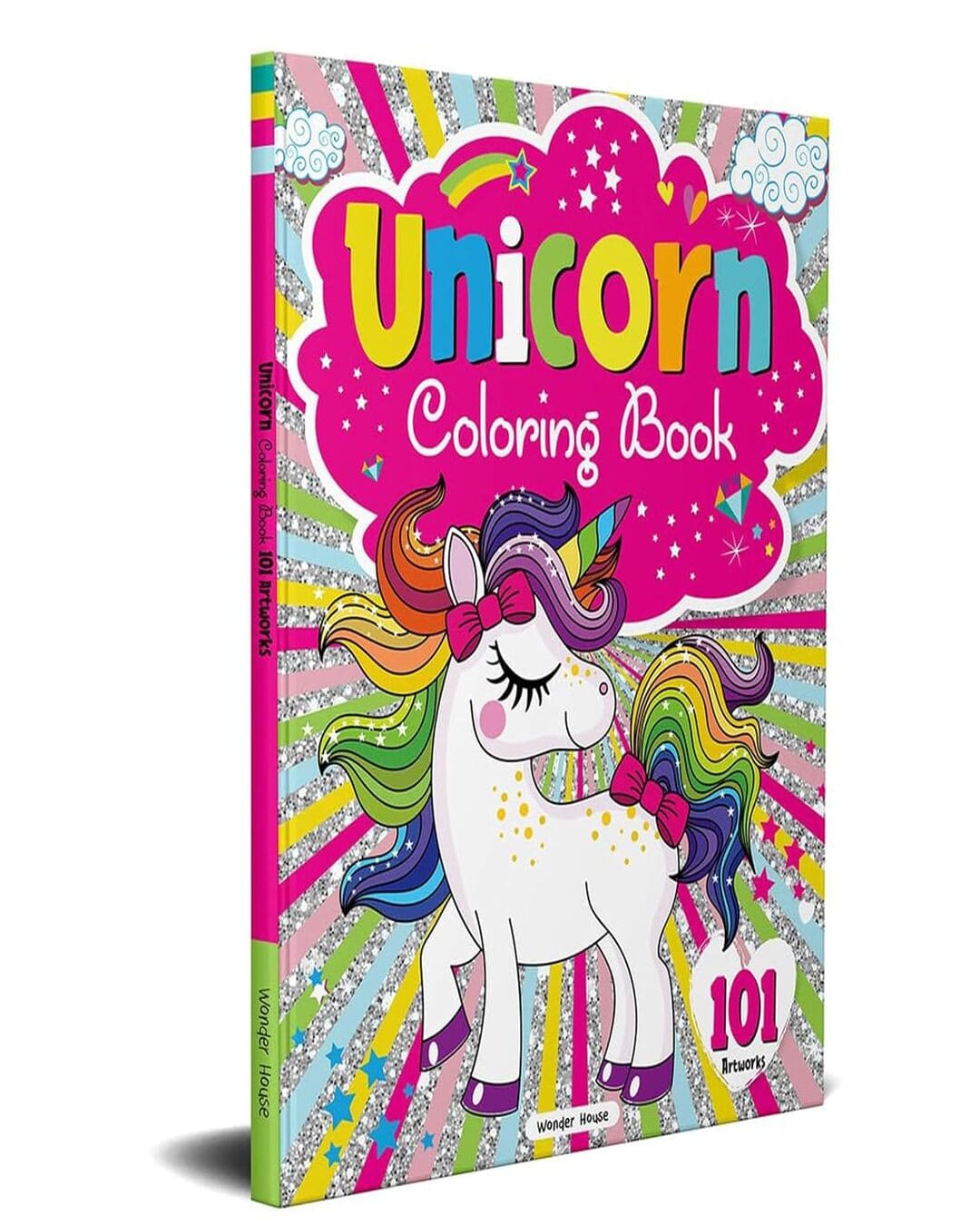 101 Unicorn Colouring Book: Fun Activity Colouring Book For Children by Wonder House Books [Paperback] - versoz.com