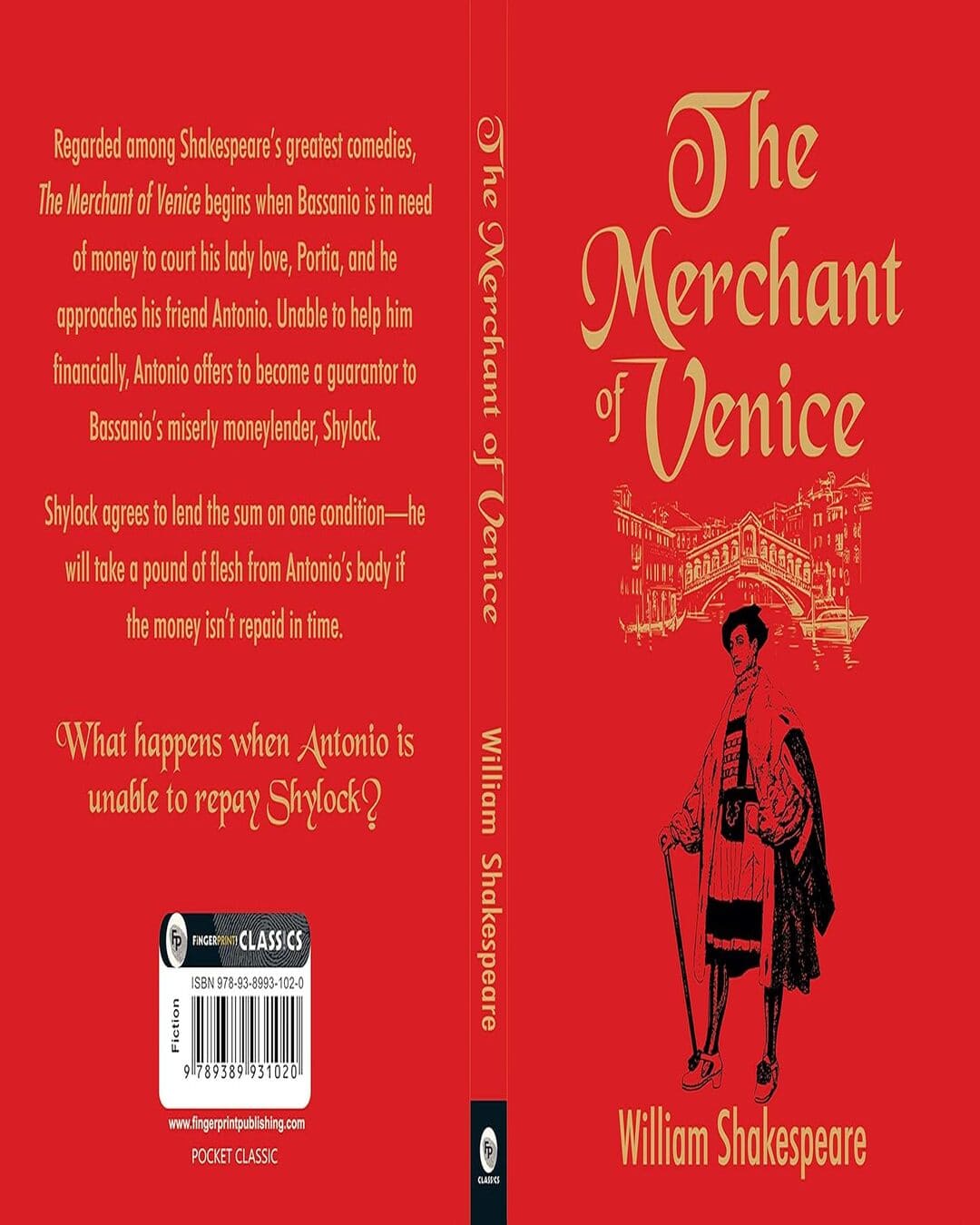The Merchant of Venice (Pocket Classic) by William Shakespeare [Paperback] - versoz.com
