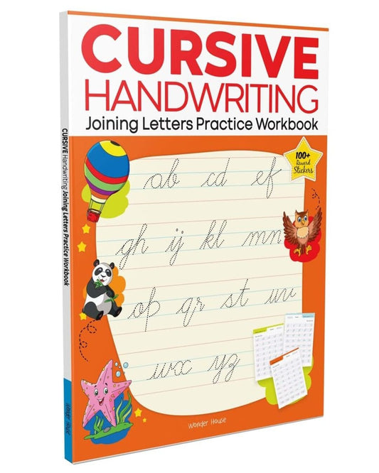 Cursive Handwriting - Joining Letters: Practice Workbook For Children by Wonder House Books [Paperback] - versoz.com
