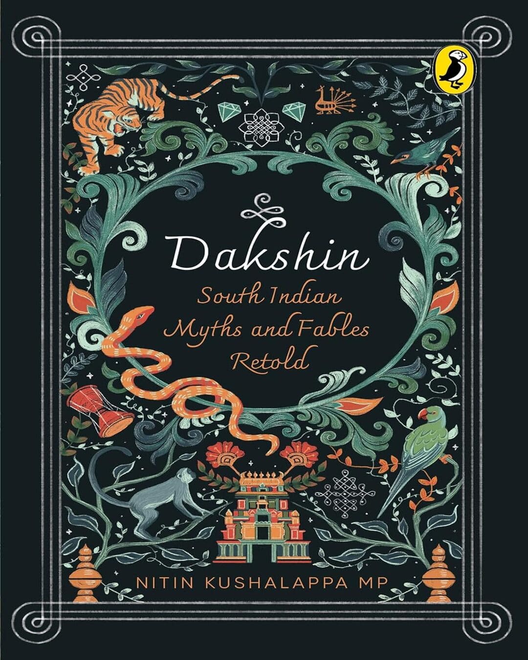 Dakshin: South Indian Myths And Fables Retold by Nitin Kushalappa Mp [Paperback] - versoz.com