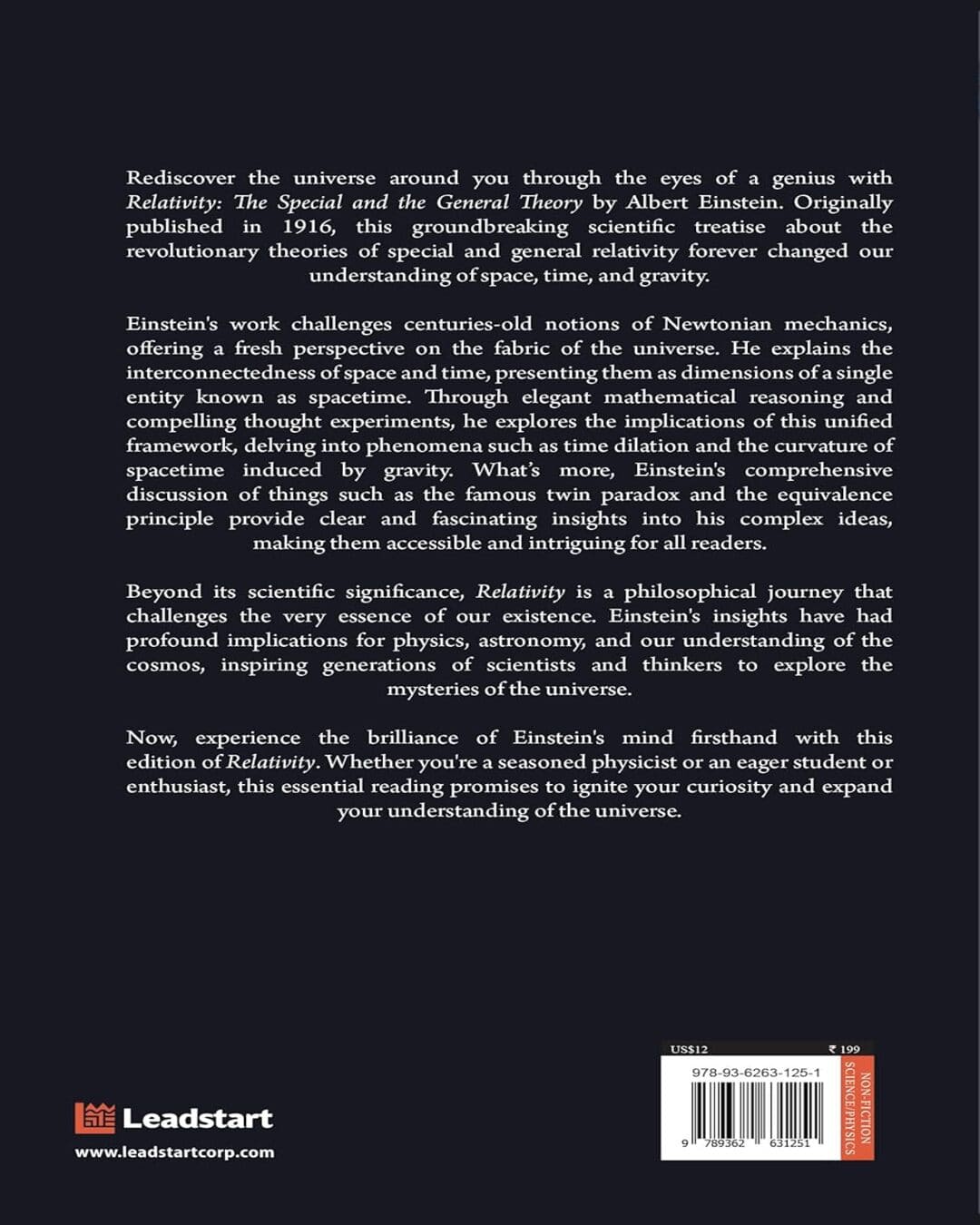 Relativity by Albert Einstein [Paperback]