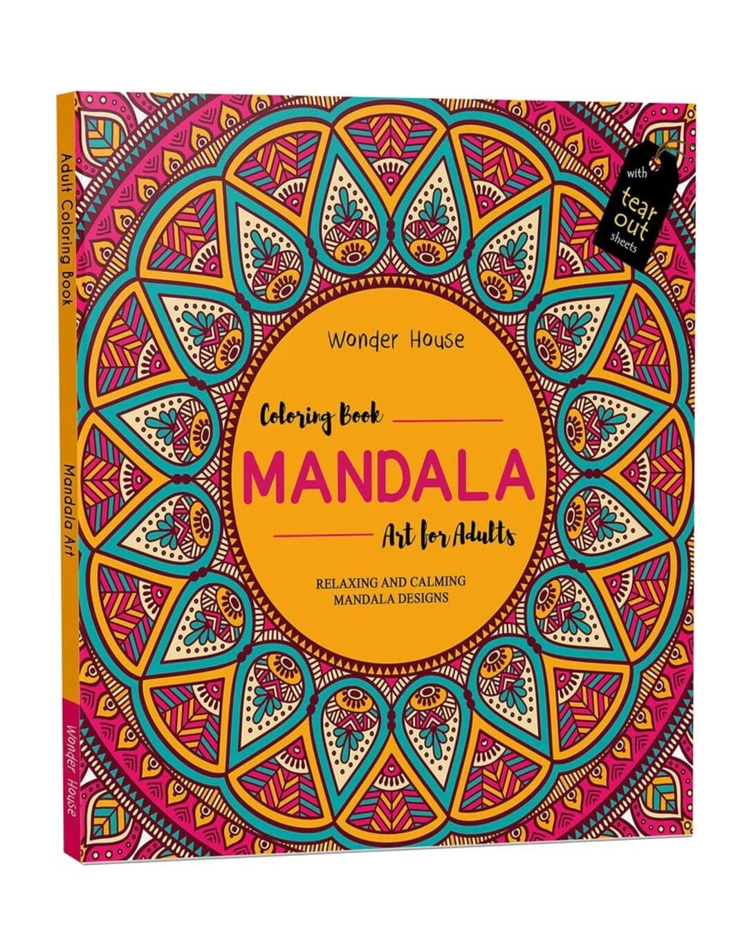 Mandala Art: Colouring Book for Adults with Tear-out Sheets by Wonder House Books [Paperback] - versoz.com