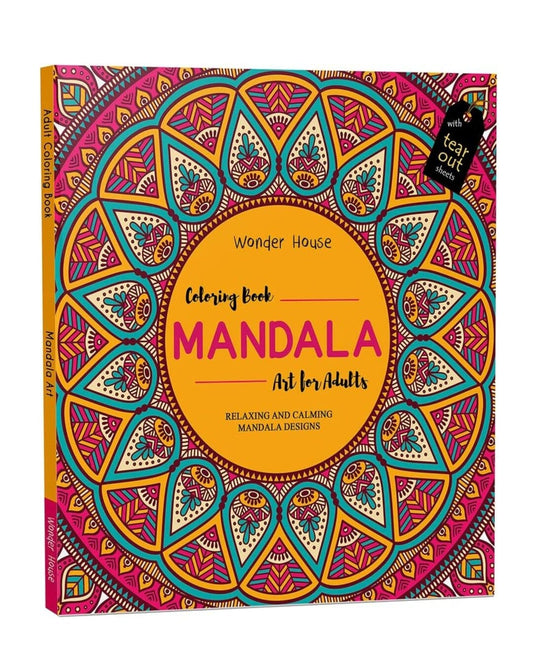 Mandala Art: Colouring Book for Adults with Tear-out Sheets by Wonder House Books [Paperback] - versoz.com
