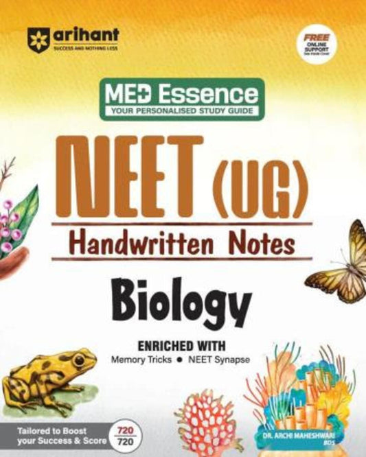 MED Essence Your Personalised Study Guide NEET (UG) Handwritten Notes Biology - versoz.com