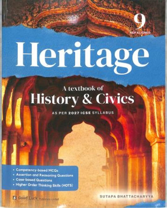 Heritage A Textbook Of History & Civics 9 ICSE (As Per 2027 Syllabus) NEP 2020 - versoz.com