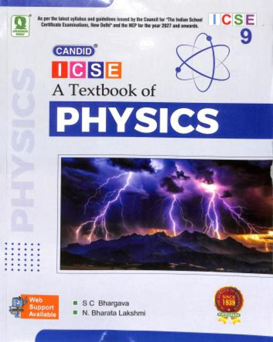Candid ICSE A Textbook Of Physics 9 (2027) NEP 2020 - versoz.com