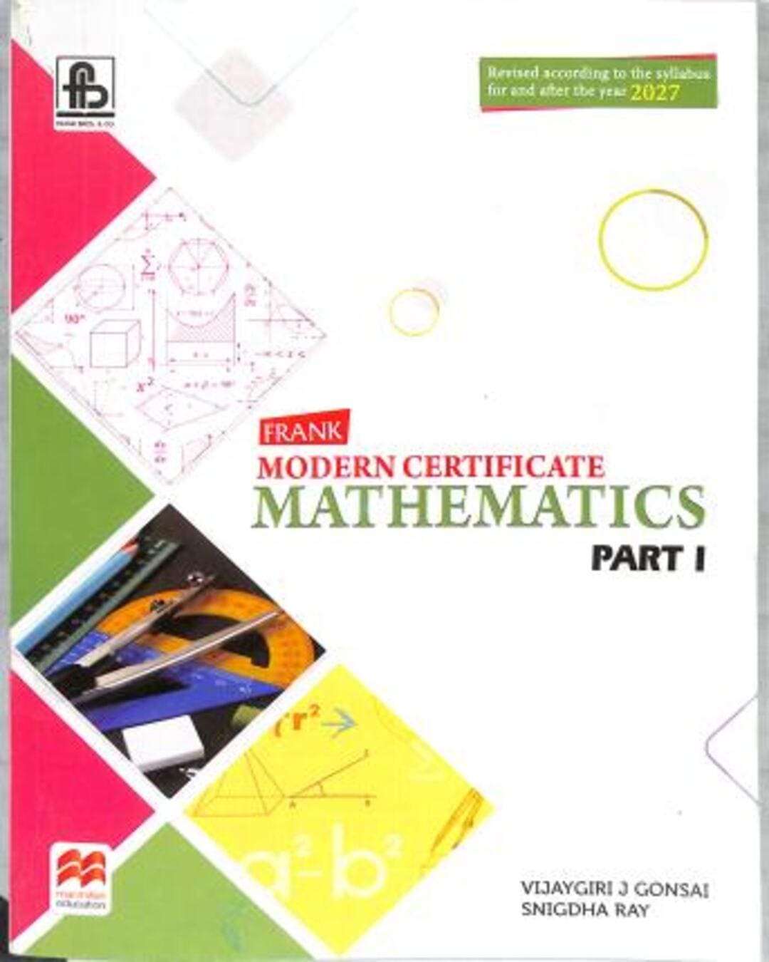 Frank Modern Certificate Mathematics Part 1 Class 9 ICSE (2027) - versoz.com