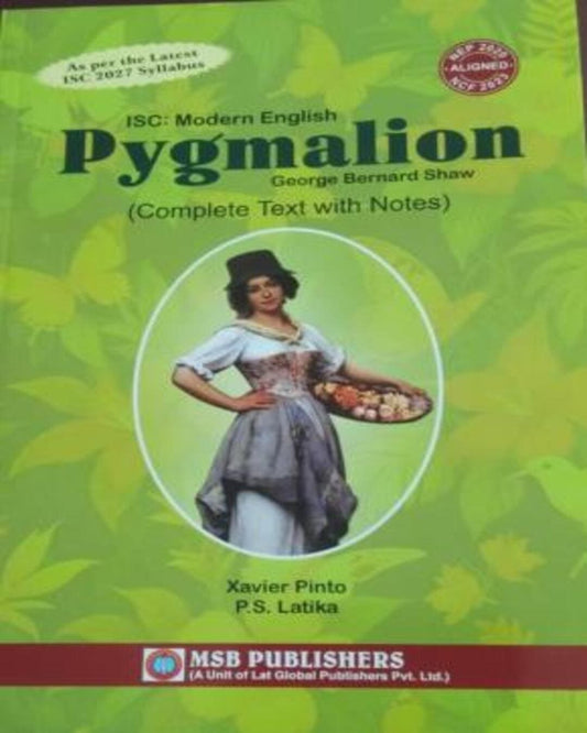 ISC Modern English Pygmalion (2027 Syllabus) NEP 2020 / NCF 2023 - versoz.com