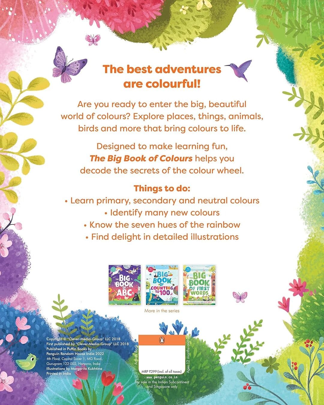 Puffin El: The Big Book Of Colours by Prhi Editorial [Board book]