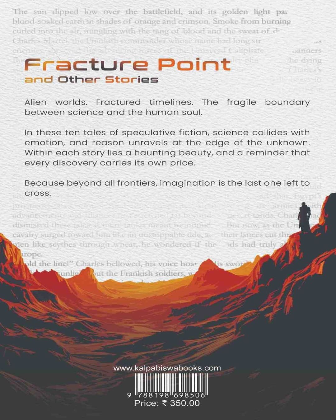 Fracture Point And Other Stories by Sayan Das [Hardcover]